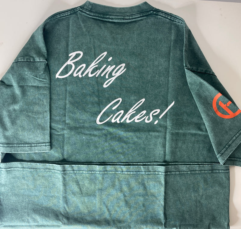 Oversize "Baking Cakes" Green